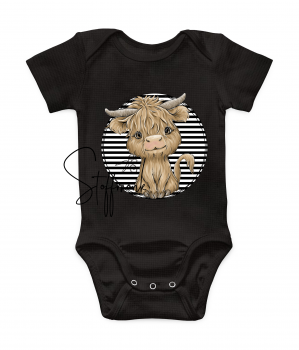 Patch / Aufnäher  - Streifen schwarz weiß - Zebra